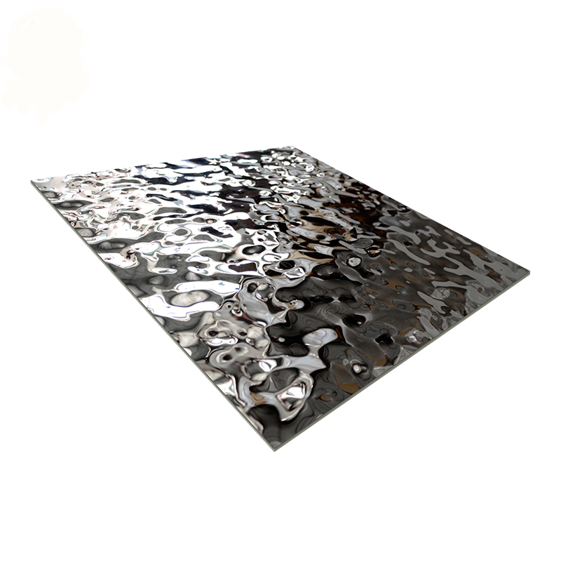 High Quality 201 304 316 410 Embossed Plates Polishing Embossing Metal Sheets for Ceiling for Sale