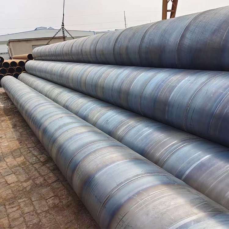Hot Selling Carbon Welded Seamless Spiral Steel Pipe for Oil Carbon Black Welded Spiral Steel Pipe with Factory Price 