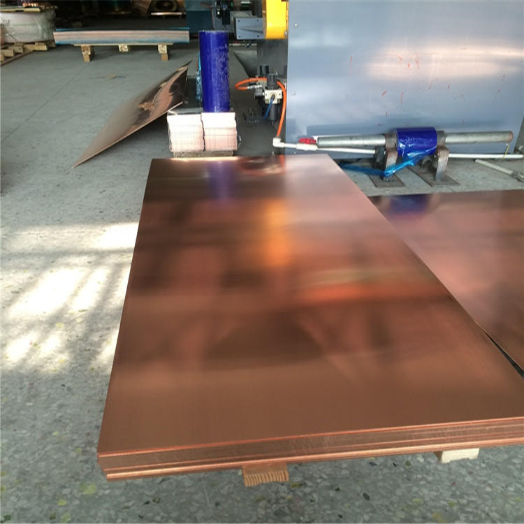 Export High Quality Custom 0.8mm 1mm 2mm 2.5mm 6mm Thickness 99.99 Pure Bronze Copper Sheet 