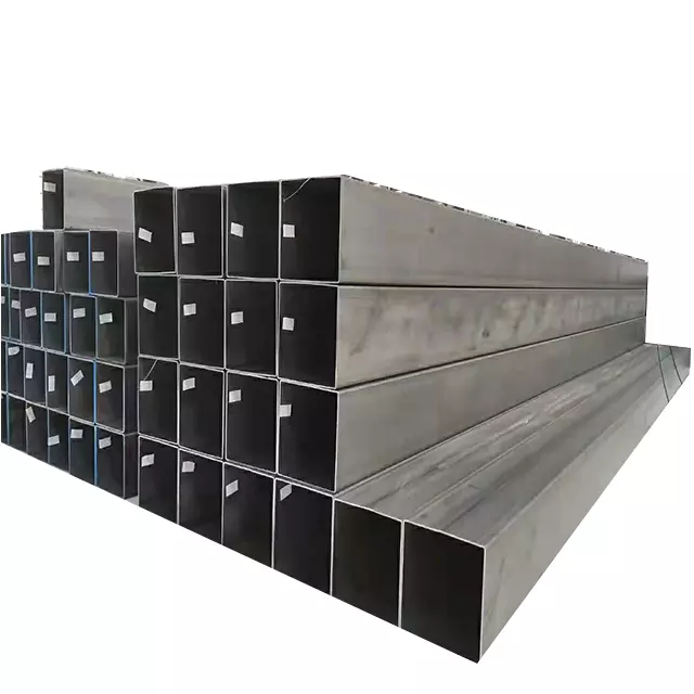 China Supply High Quality 40x40 Black Carbon Steel Square Pipe Is Available for Steel Construction for Sale