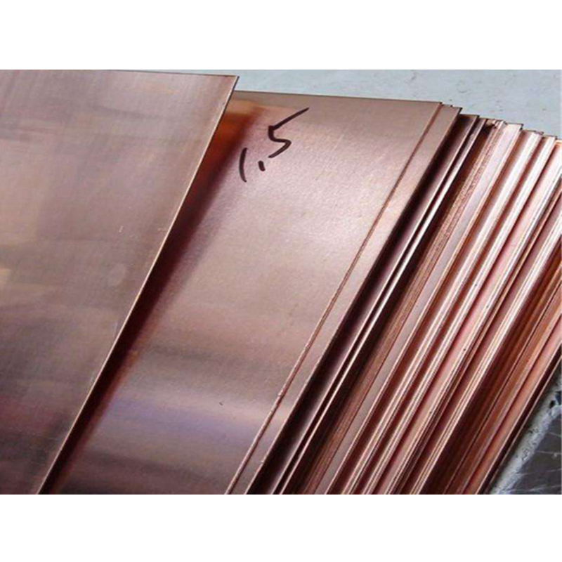 Hot Sale 0.5mm 0.8mm 1mm 3mm 4mm C1100 Red Pure Copper Sheet Plate in Stock