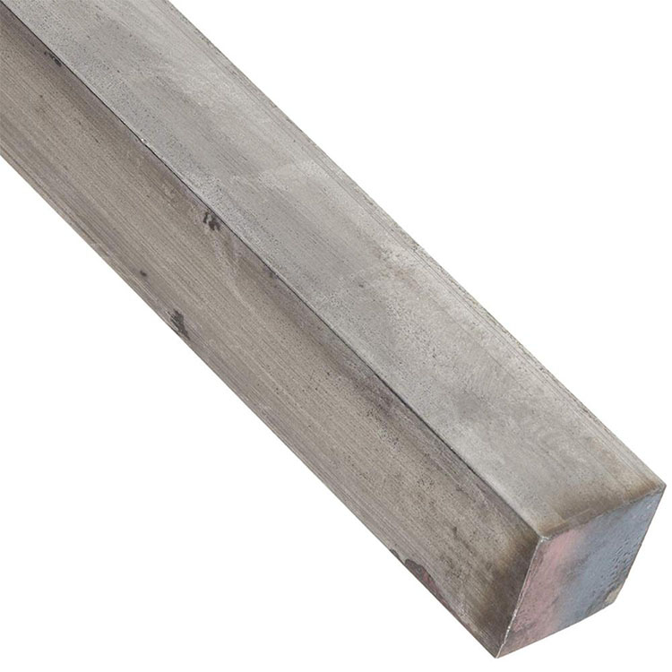 Export High Quality 1045 Iron Square Solid Steel Bar Customized Cold Drawn Low Carbon Steel Square Bar