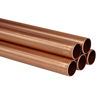Export High Quality Round Shape End Cap Copper Tube for Plumbing